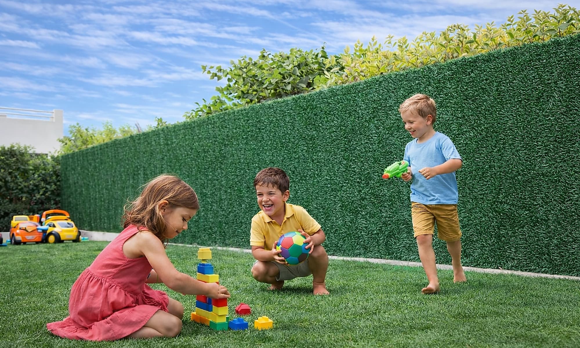 seto artificial verde ocultacion bruc natura