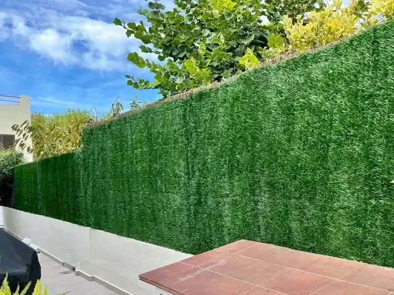 seto artificial verde