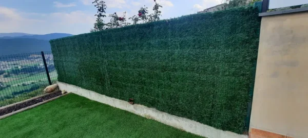 Seto Artificial Verde Decorativo para Vallas y Ocultaciones de Jardín 99% - Imagen 6